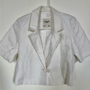 Abercrombie & Fitch White Blazer